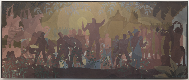 Aspects of negro life. Aaron Douglas