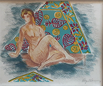 Roger Worms. Lithographie.