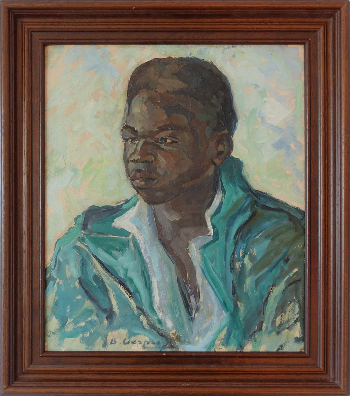 Benoît Desprey. Jeune homme du Sénégal. Achat art, acaht décoration, achat tableau