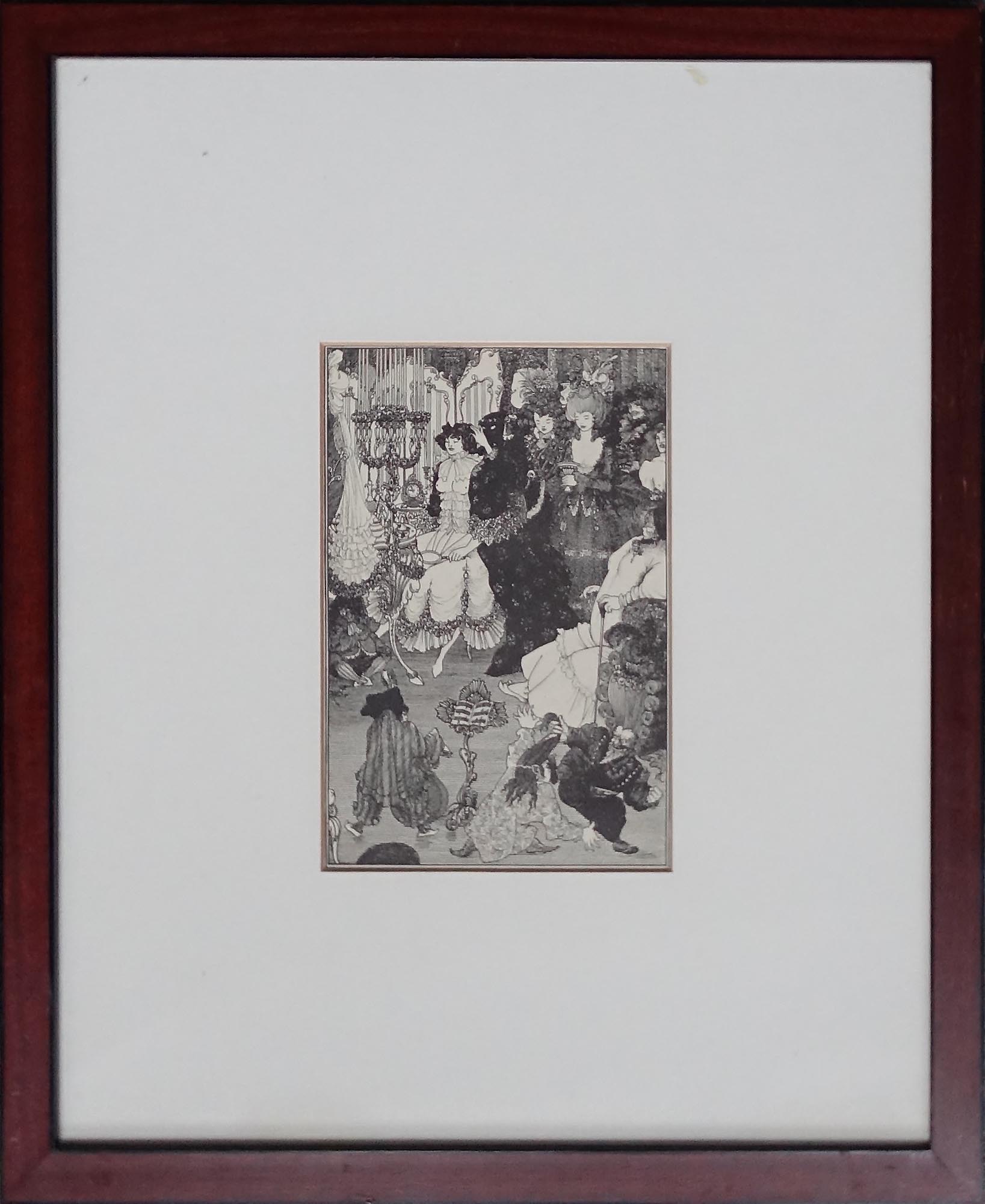 Aubrey Beardsley. The rape of the lock. Achat art, tableau, décoration, illustration