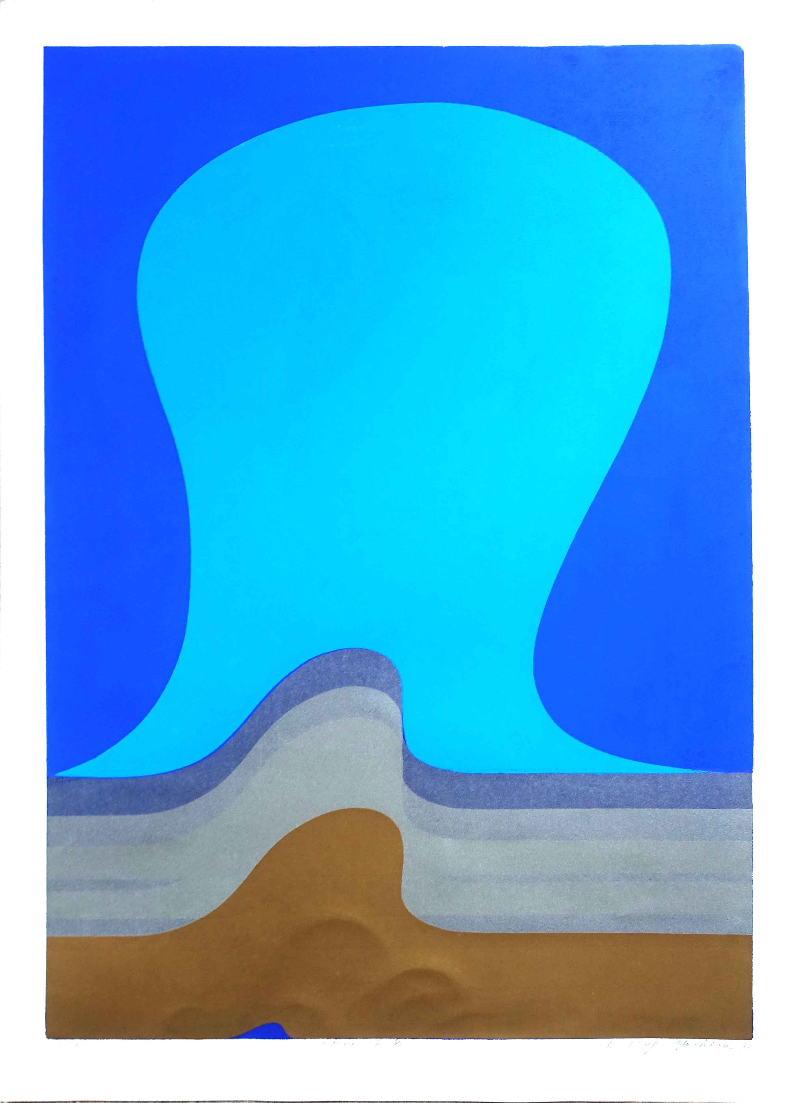 Kenji Yoshida. Revenir. Sérigraphie. Achat art, achat art contemporain, achat art japonais,