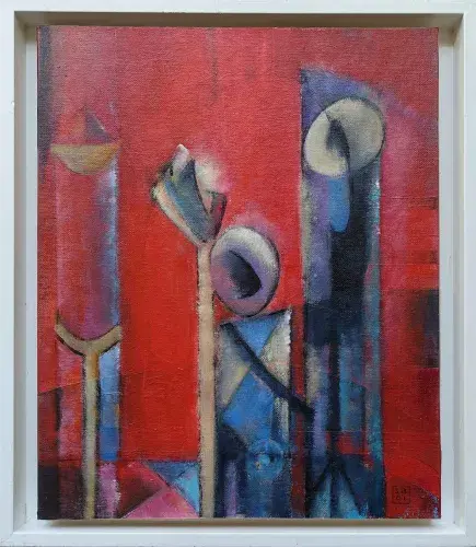Maternité rouge. Achat art moderne, achat art abstrait