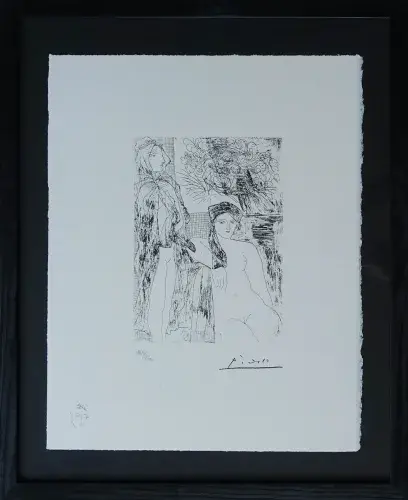 Picasso, suite Vollard. Rembrandt et deux femmes, achat art décoration tableau