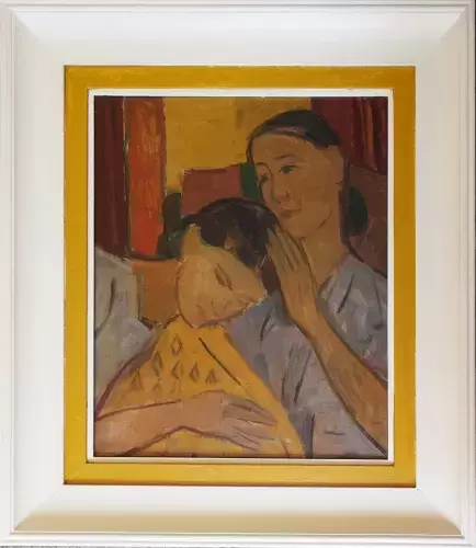 Charles Hoffman. Instant de tendresse . Achat art tableau décoration