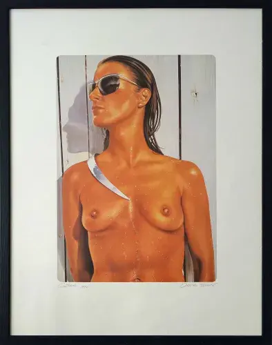 Catherine. Photolithographie par Christine Fromentin. Achat art, décoration, photoréalisme
