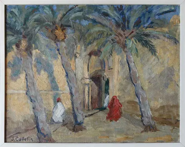 Jeanne Fournier-Colletin La porte de l'Oasis achat art tableau décoration orientalisme