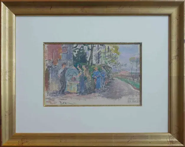  Autour du puits de Paul Emile Colin. Achat oeuvre,