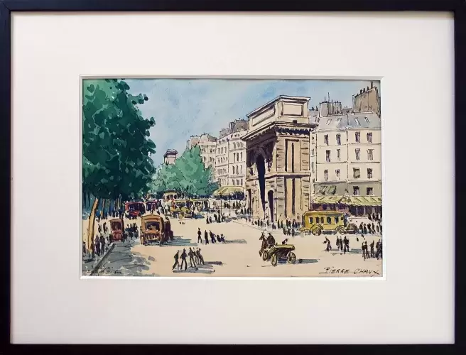 Pierre Chaux. La porte Saint-Martin. 1915.