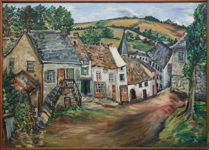 achat tableau peinture décoration Rochefort-Montagne de Motia Morhange