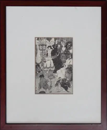 Aubrey Beardsley. The rape of the lock. Achat art, tableau, décoration, illustration