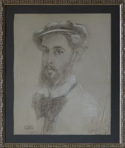 achat tableau peinture Autoportrait de Jacques Kaplan