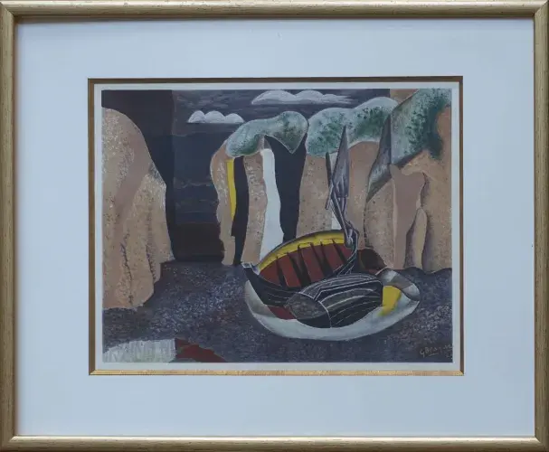 Varengeville. Les Falaises lithographies de Braque éditées par Maeght