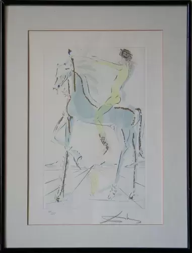 achat tableau peinture Cantique des Cantiques d'après Salvador Dali