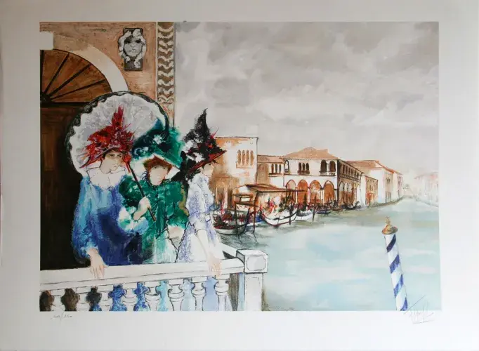 achat tableau décoration carnaval de Venise de Franck L