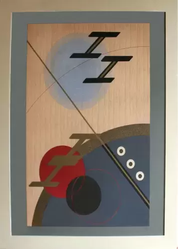achat tableau lithographie Composition 1936 de César Domela