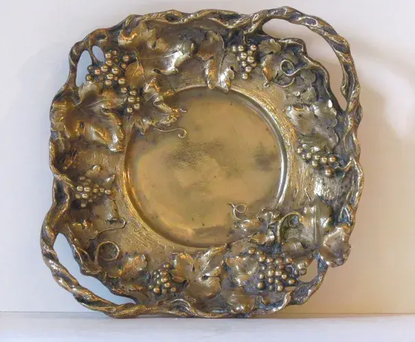 achat objet d'art Coupe aux pampres et grappes de raisin de H. Risch