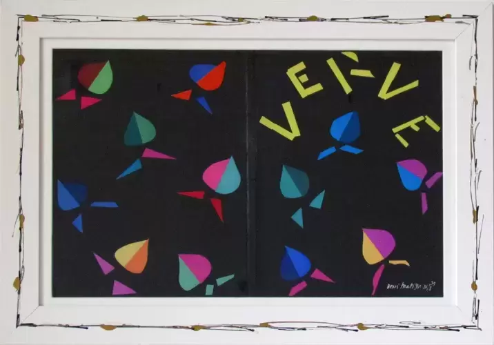Achat tableau Matisse VERVE d'après Henri Matisse lithographie de couverture