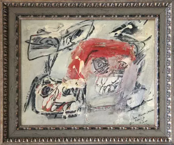 achat tableau peinture vanité Crânes dansants. Jesse A. Fernandez.