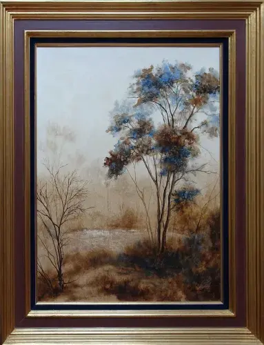 Renouveau. Eric de Brémont. Achat tableau, achat paysage, achat réalisme, achat peinture du XXeme siècle