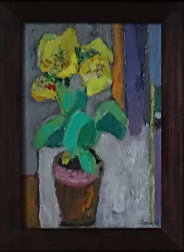 achat tableau peinture Fleurs jaunes de Miloje Todorovitch