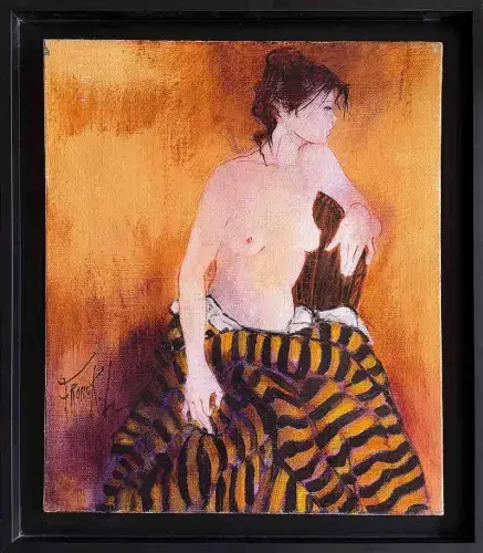 Franck L . La guêpe. Achat nu, achat tableau, achat art contemporain.