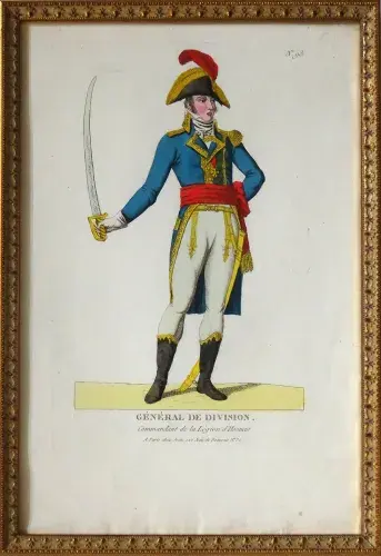 achat tableau Napoleon Général de division, commandant de la Légion d'honneur