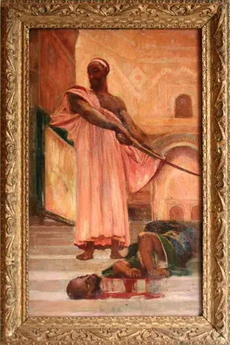 achat tableau peinture Le bourreau du sultan