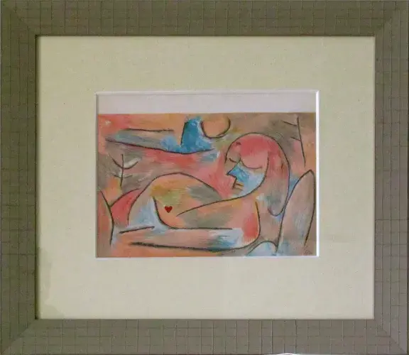 achat tableau Klee L'hiver de Paul Klee lithographie