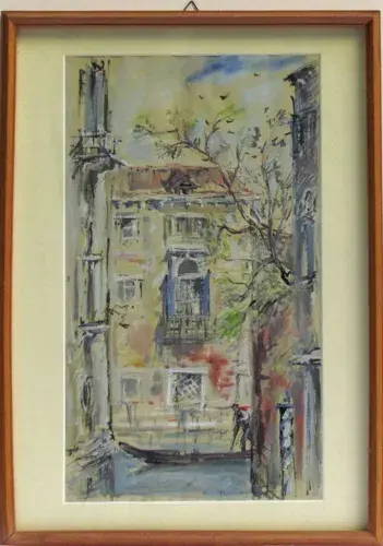 Achat tableau Venise Matin de printemps à Venise. Ecole italienne.