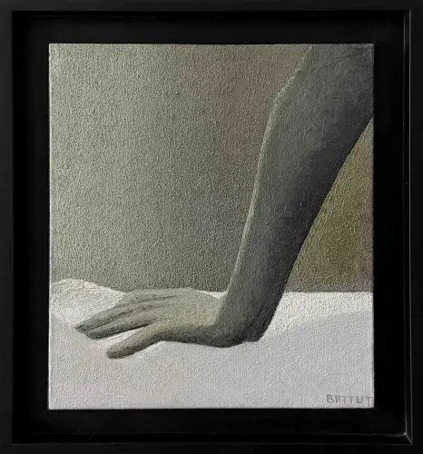 Michèle Battut. La main. Achat tableau, achat art moderne, achat art contemporain