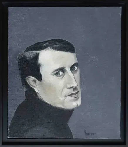Michèle Battut. Portrait de Raymond Moretti. Achat art, achat art du XXème siècle.
