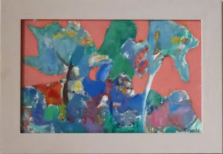 Paysage au ciel rose de Miloje Todorovitch