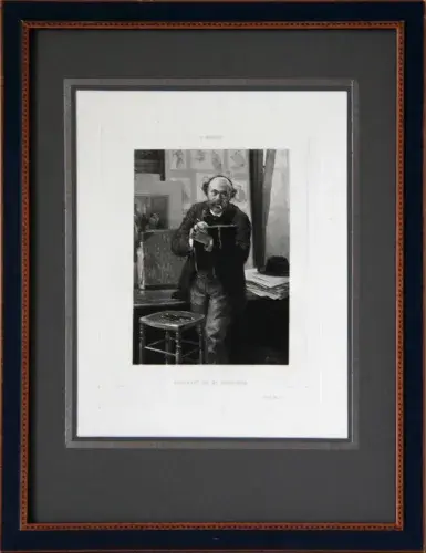 achat tableau Portrait de M. Renouard par Paul Mathey