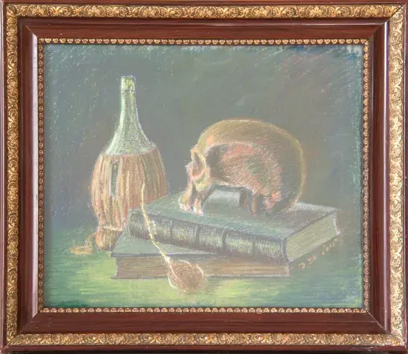 achat tableau peinture Vanité verte de Daan de Vries
