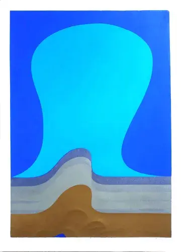 Kenji Yoshida. Revenir. Sérigraphie. Achat art, achat art contemporain, achat art japonais,