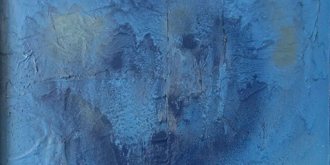 Aline Gagnaire. Bleu derrière bleu. Achat décoration, achat tableau, art