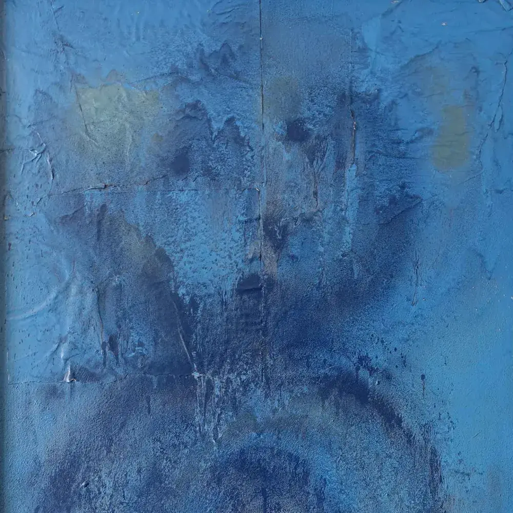 Aline Gagnaire. Bleu derrière bleu. Achat décoration, achat tableau, art