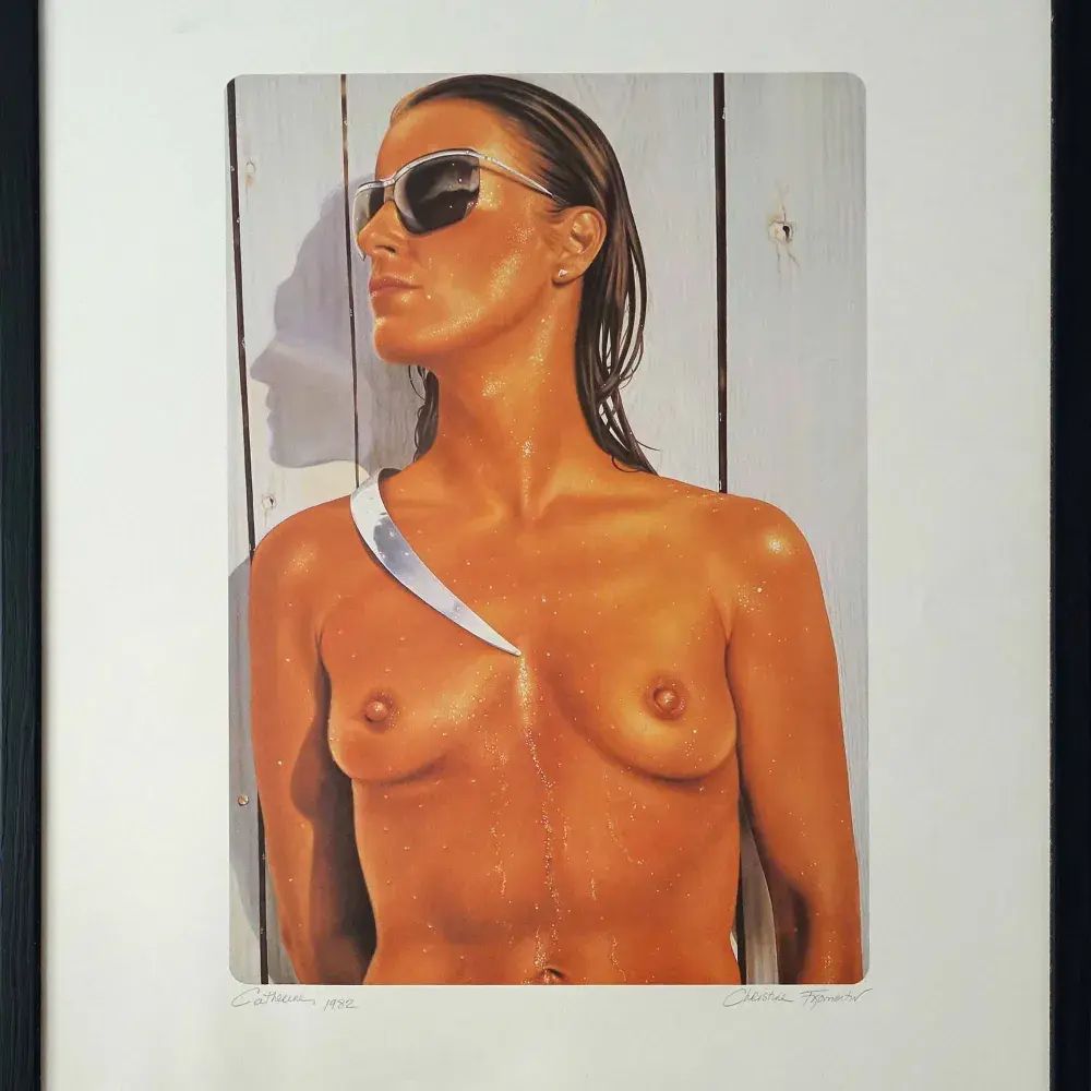 Catherine. Photolithographie par Christine Fromentin. Achat art, décoration, photoréalisme