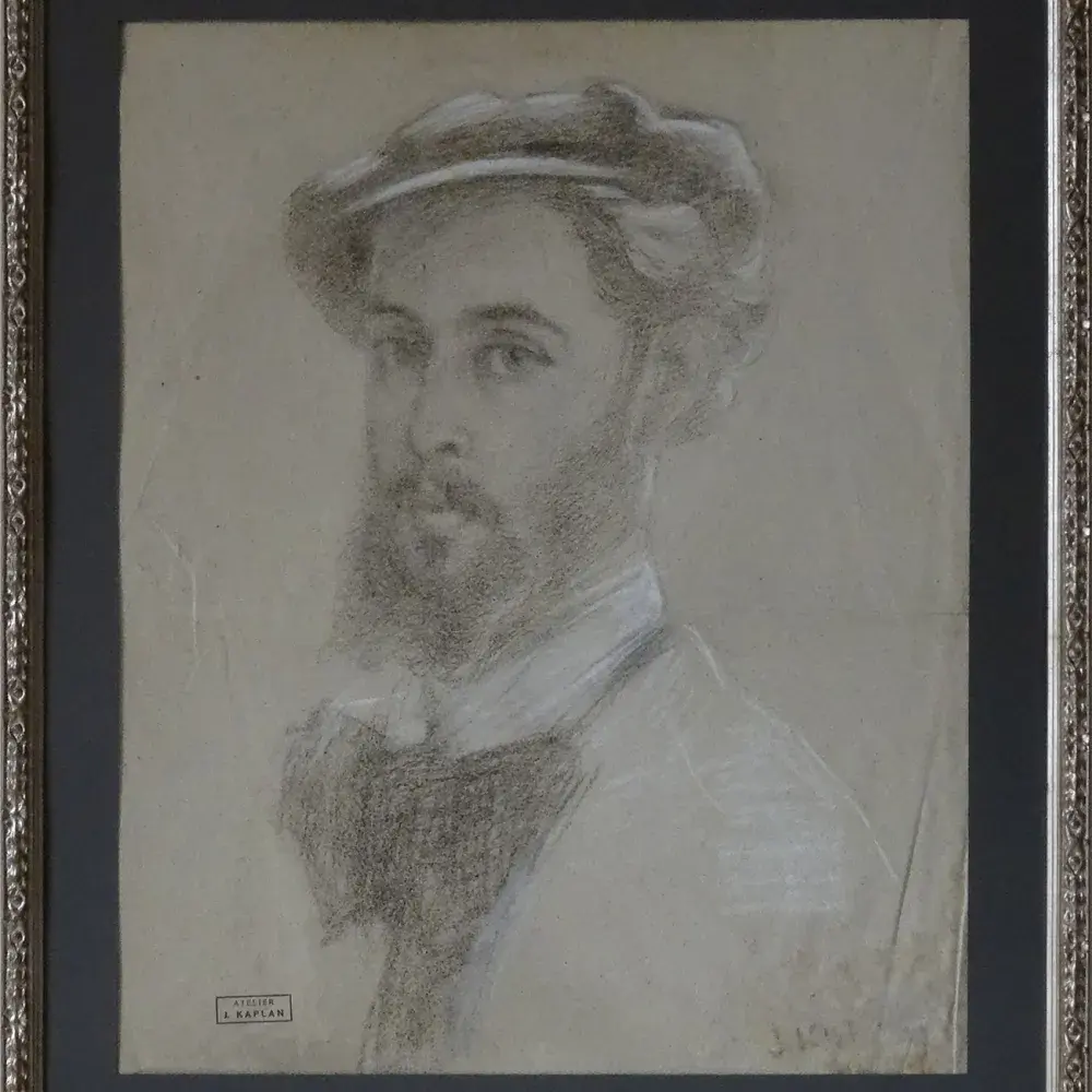 achat tableau peinture Autoportrait de Jacques Kaplan