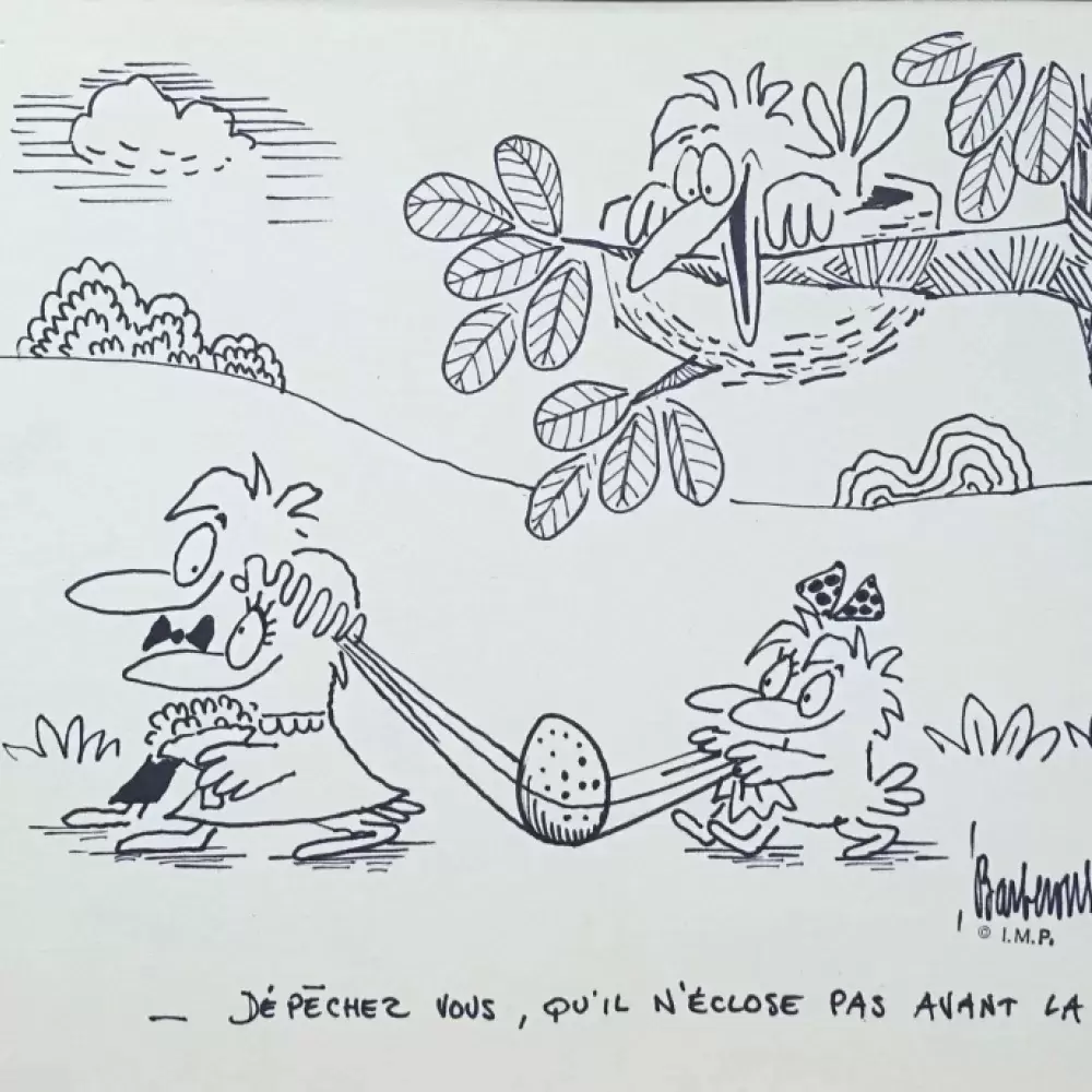 Dessin de presse achat cadeau art décoration Mariage urgent Barberousse