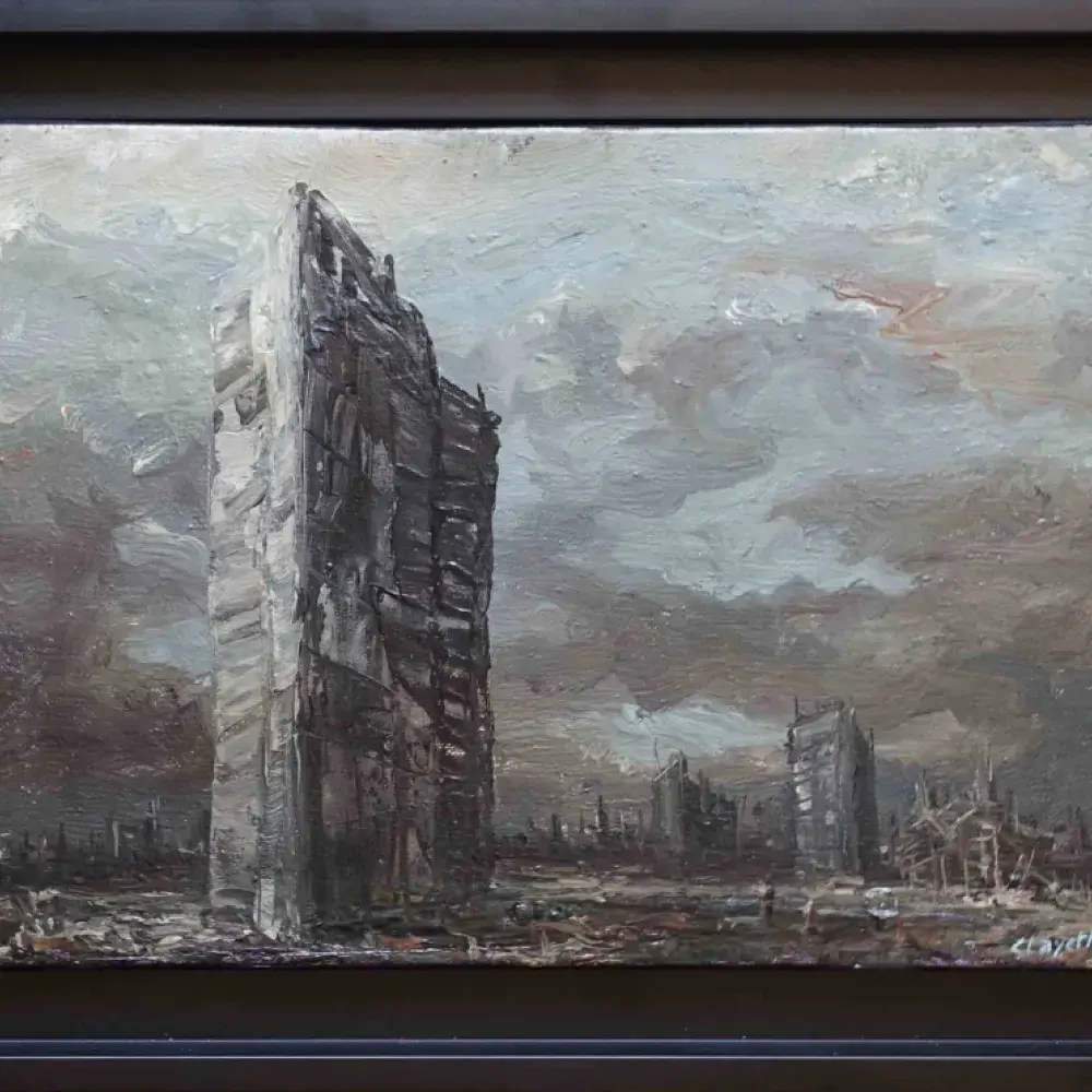 Clayette La derniere tour. Achat art moderne, achat art, achat décoration