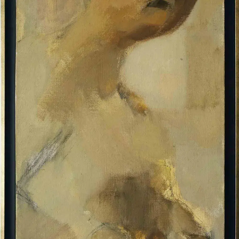 Elisabeth Dujarric. Le vertige. Huile sur toile. Achat art moderne, art contemporain, décoration.