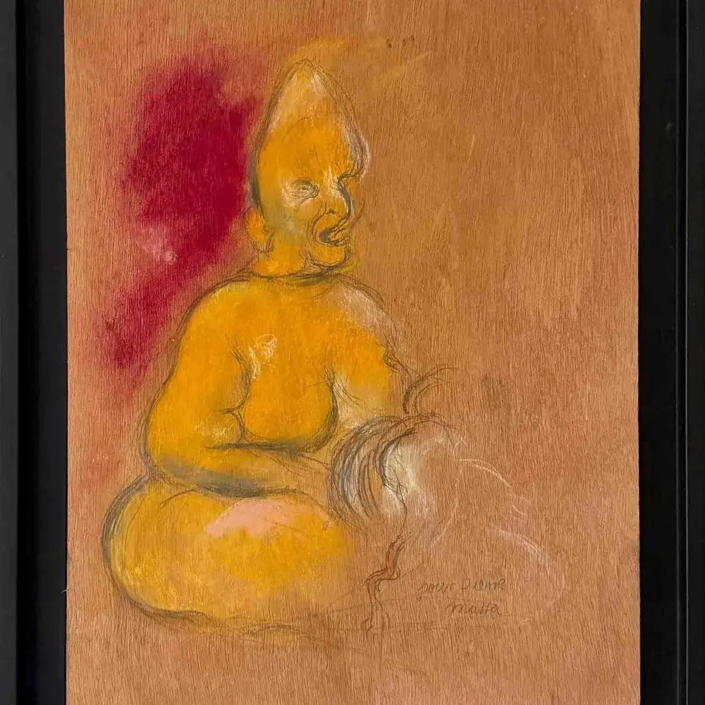 Martha Kuhn-Weber. La grosse nana. Achat expressionisme alleamand, achat art allemand