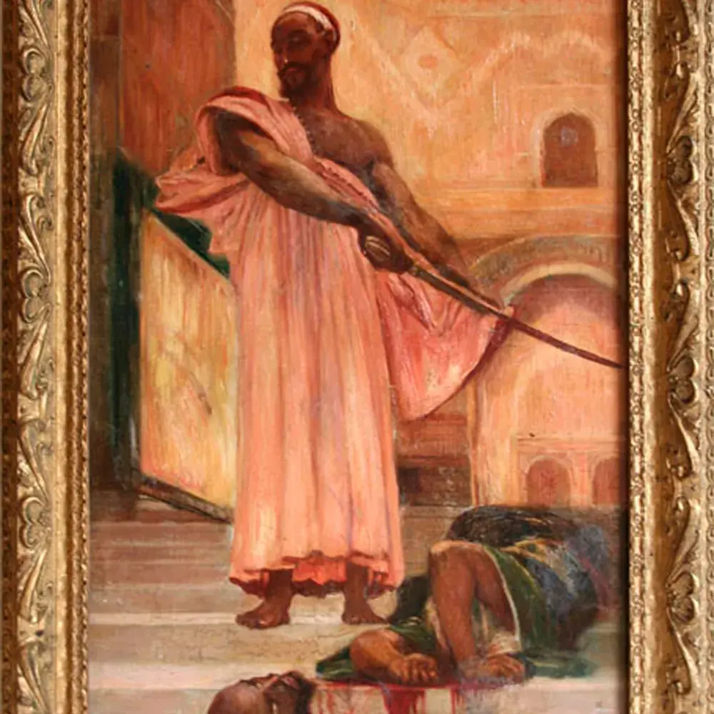 achat tableau peinture Le bourreau du sultan