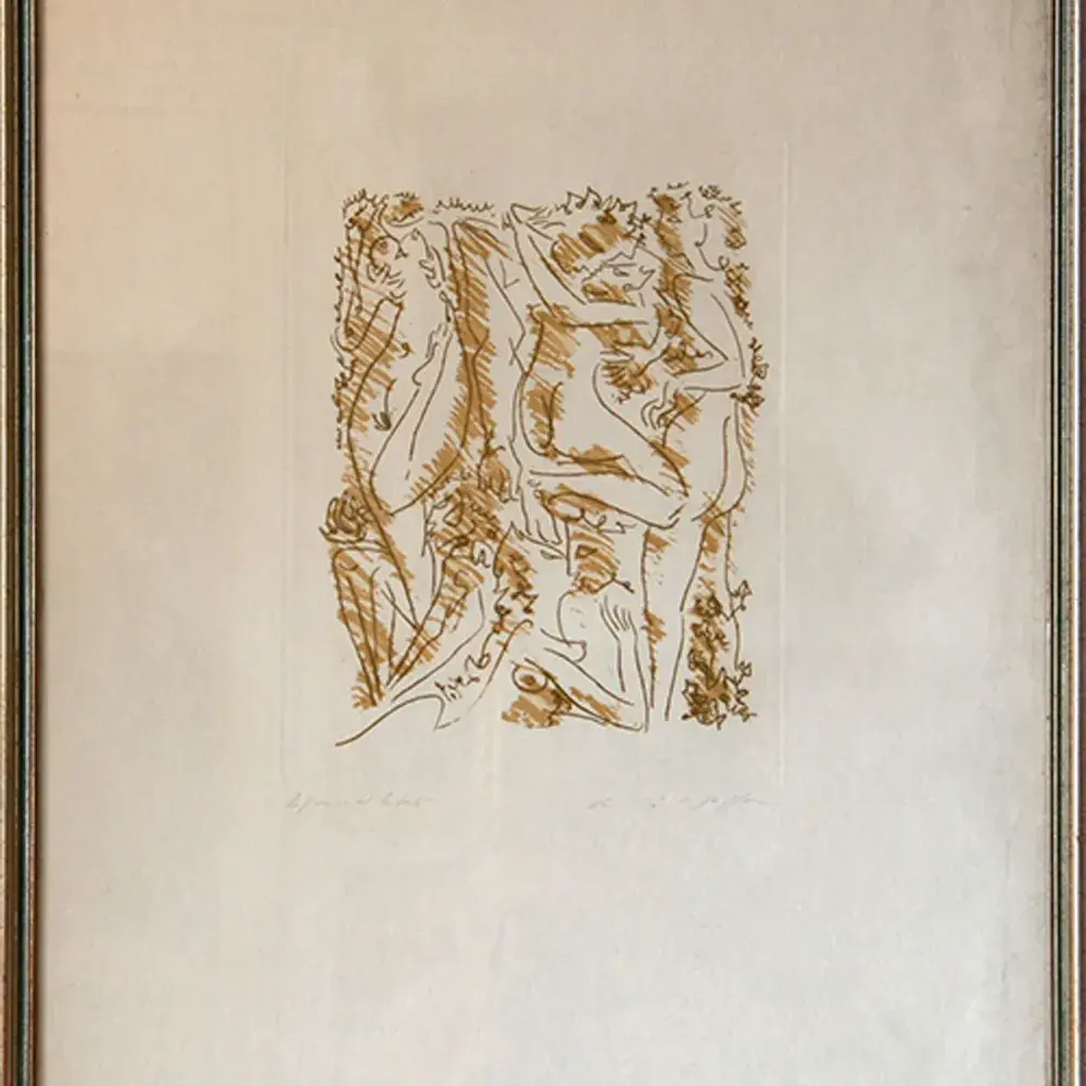 achat tableau peinture Les Erophages d'après André Masson