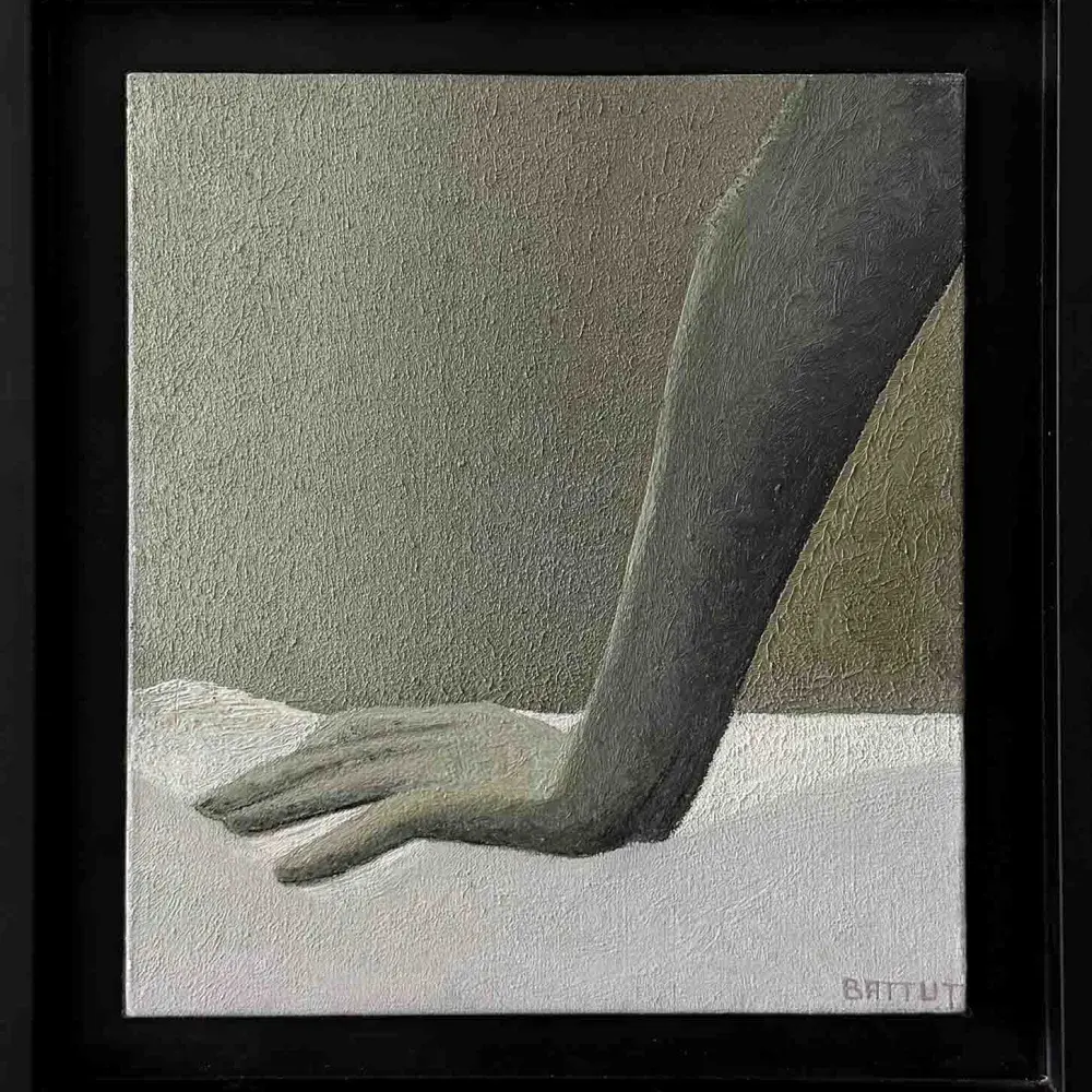 Michèle Battut. La main. Achat tableau, achat art moderne, achat art contemporain