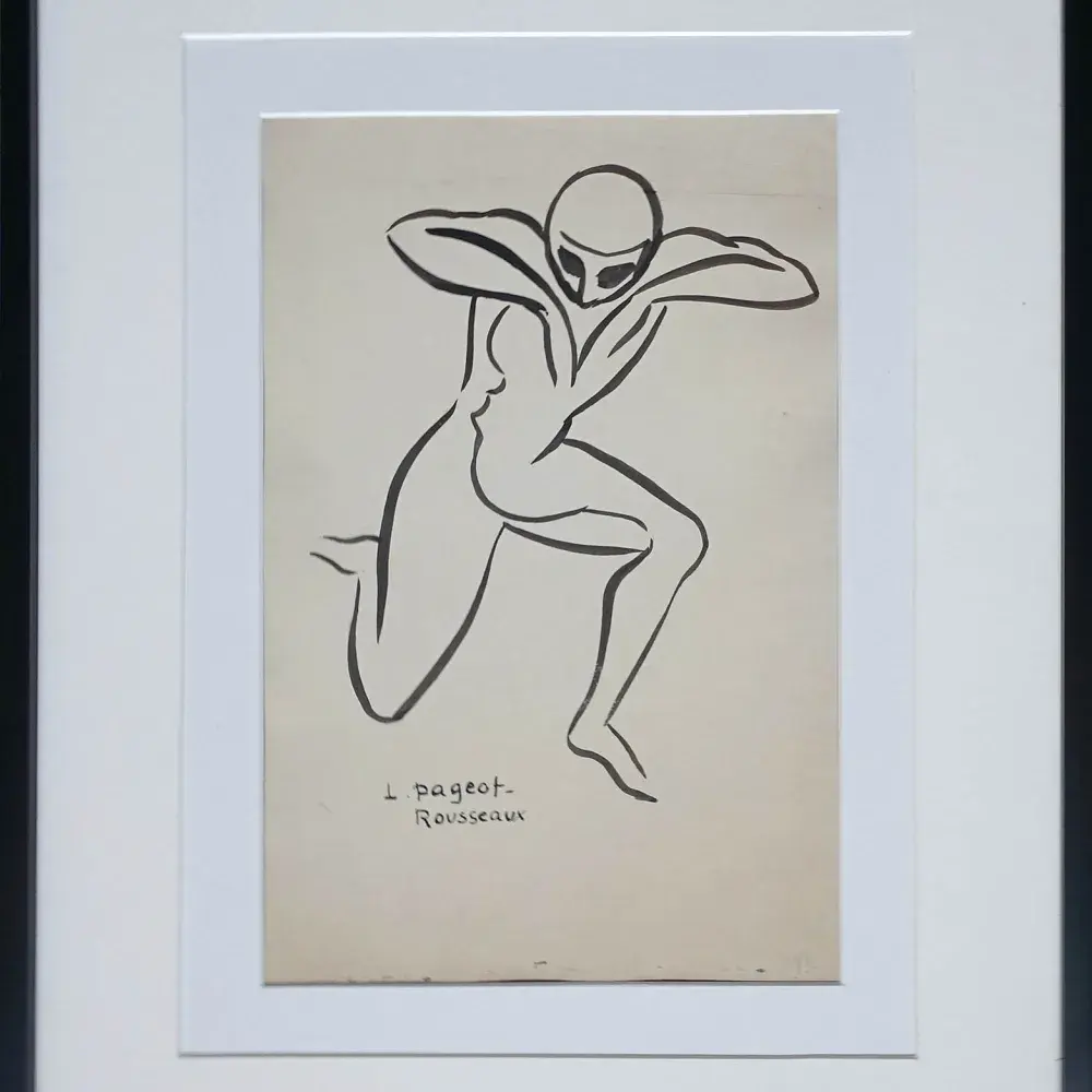 L'orchestre en liberté. Chorégraphie de Serge Lifar. Encre de Pageot-Rousseaux.