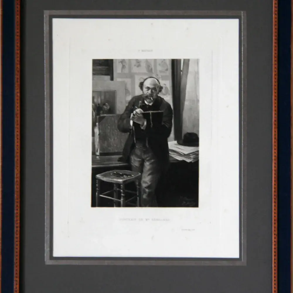 achat tableau Portrait de M. Renouard par Paul Mathey