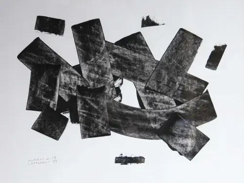 Hubert de Lapparent. Abstraction noire.