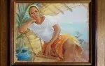 Fanny. Huile sur toile par Jacqueline Tollet-Loëb. Achat art, achat tableau, achat décoration
